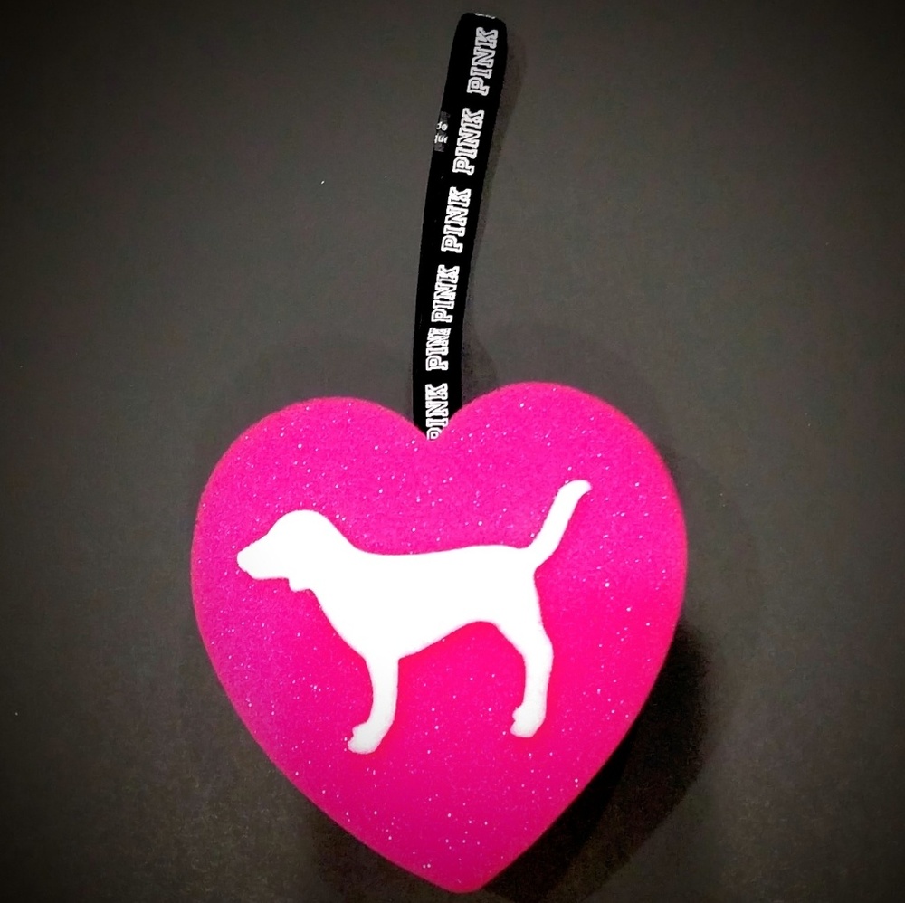 NEW VS PINK HOT PINK DOG SPONGE